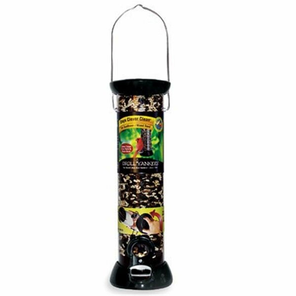 Droll Yankees Sunflower Clever Clean 12 Inch Sunflower Feeder - Onyx DR93087